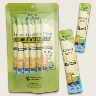 Coconut Water Jelly for Cats - Lamb Flavor Jelly (Healthy Eye)