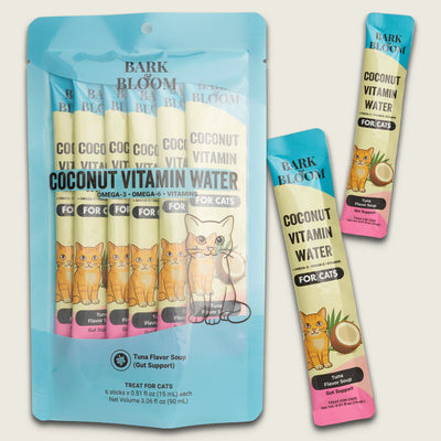 Coconut Vitamin Water for Cats - Tuna Flavor Soup (Gut Support)
