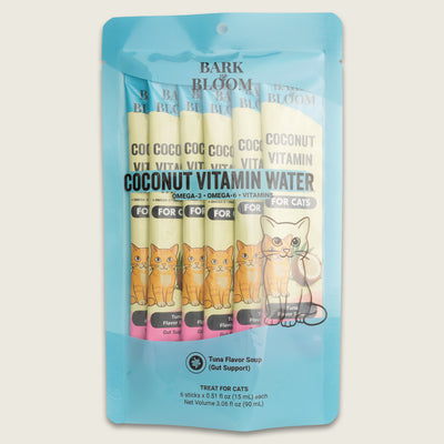 Coconut Vitamin Water for Cats - Tuna Flavor Soup (Gut Support)