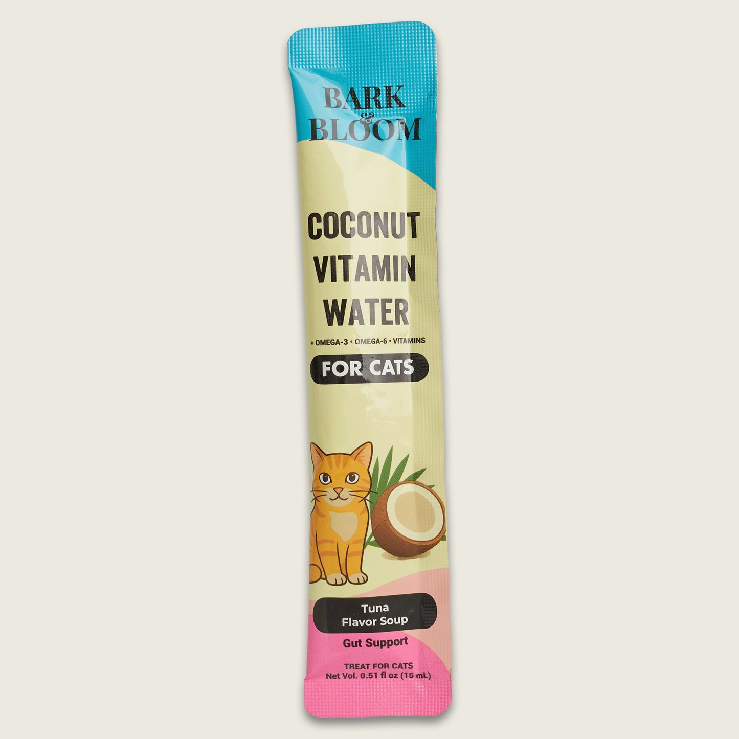 Coconut Vitamin Water for Cats - Tuna Flavor Soup (Gut Support)