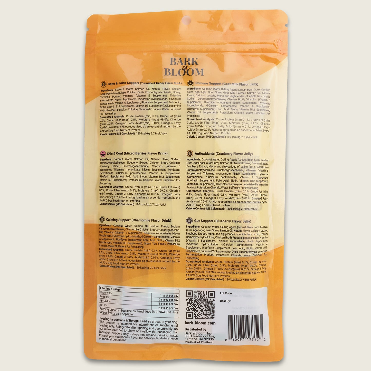 Coconut Water Jelly and Coconut Vitamin Water for Dogs, Variety Pack